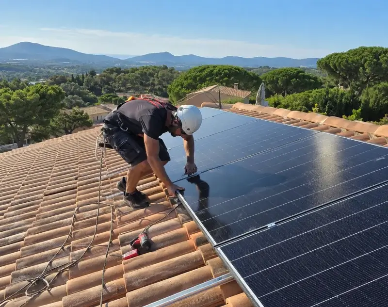 Installateur panneaux solaires Vézac — pose photovoltaïque sur toiture